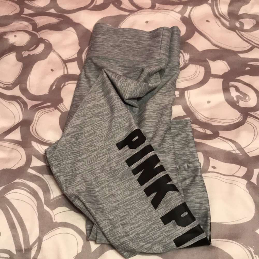 PINK grey leggings